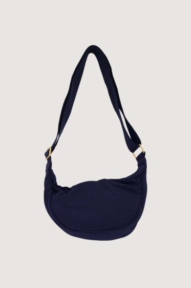 Zusss nylon fanny pack navy-One Size