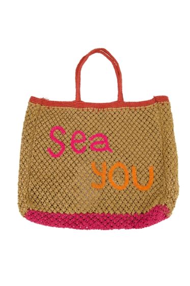 Zusss shopper met borduur sea you
