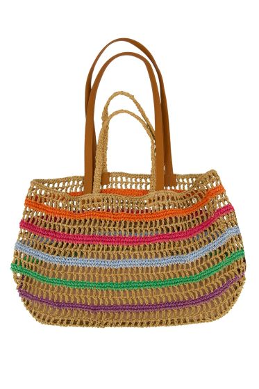Zusss crochet shopper met streep