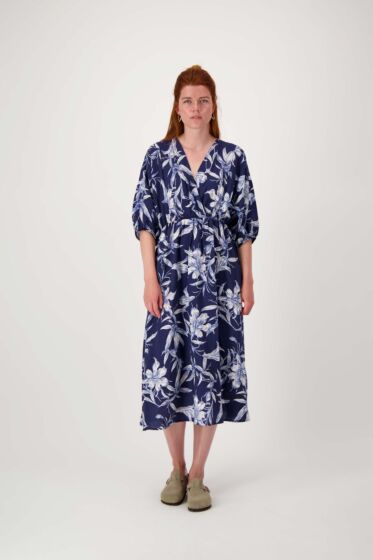 Zusss kimono jurk met print