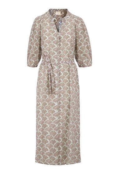 Zusss print jurk met korte mouwen multicolor