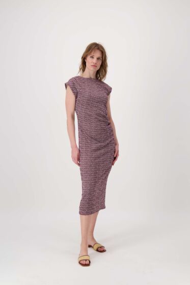 Zusss jersey jurk met grafische print