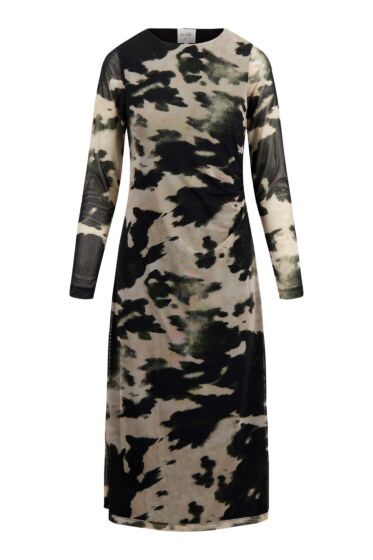  Zusss mesh jurk met print
