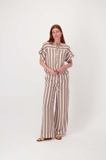 Zusss wijde broek met strepen