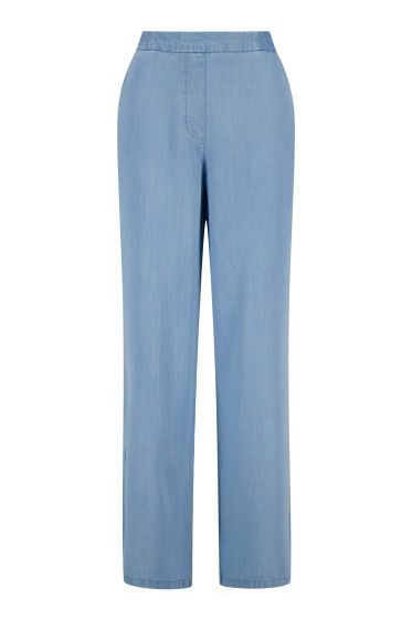 Zusss tencel broek wijd model