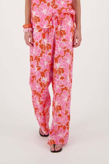 Zusss broek met bloemen print