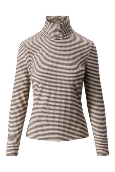 Zusss tricot kol met lurex streep