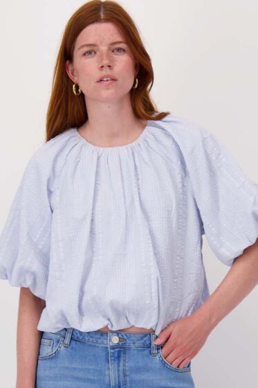 Zusss ballon vleermuis top sky blue