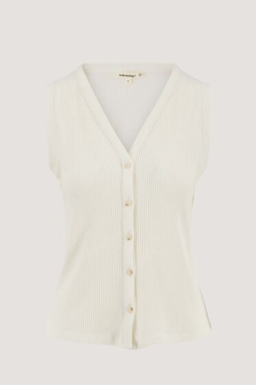 Zusss singlet rib met knopen