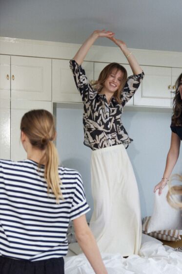 Zusss blouse pofmouw met print