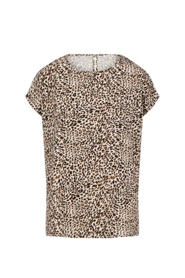 Zusss top met panterprint multicolor