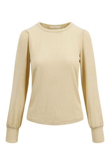 Zusss top met lange mouwen shimmer