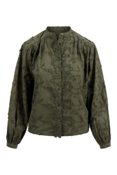 Zusss blouse met bloem structuur