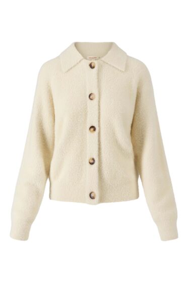 Zusss fluffy vestje met polokraag