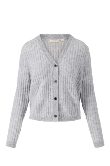 Zusss rib vest met kleine pailletten