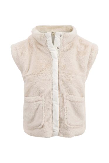 Zusss faux fur gilet