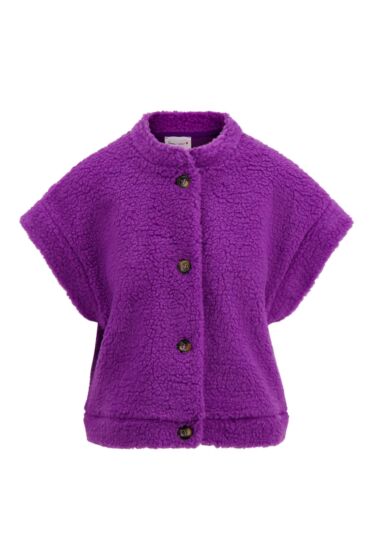 Zusss teddy gilet kort