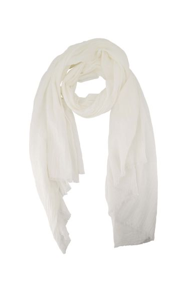 Zusss sjaal in crincle voile off white