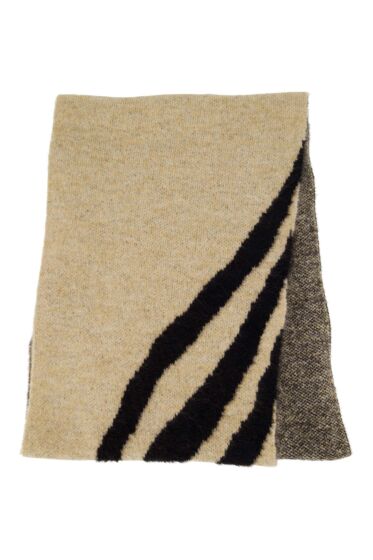 Zusss gebreide sjaal met zebra dessin-One Size