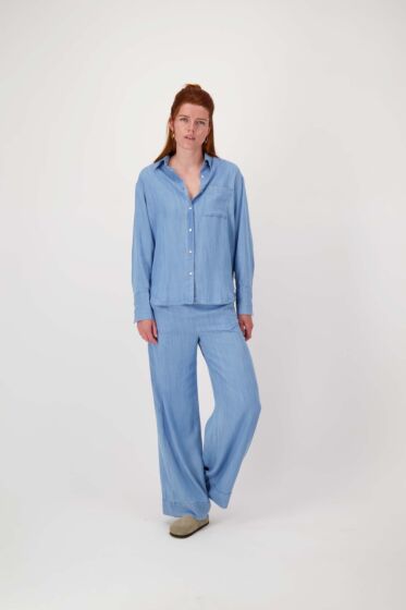 Zusss lange denim blouse