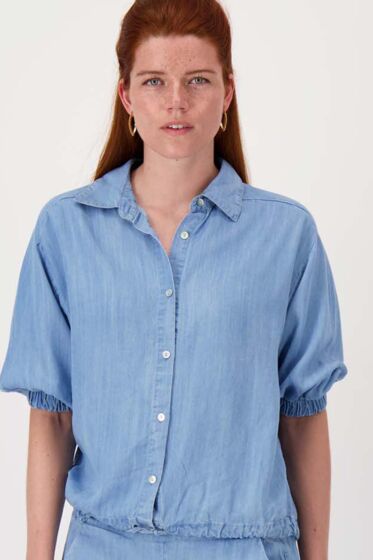 Zusss denim blouse