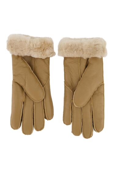 Zusss echte leren handschoenen met zachte binnenka-One Size