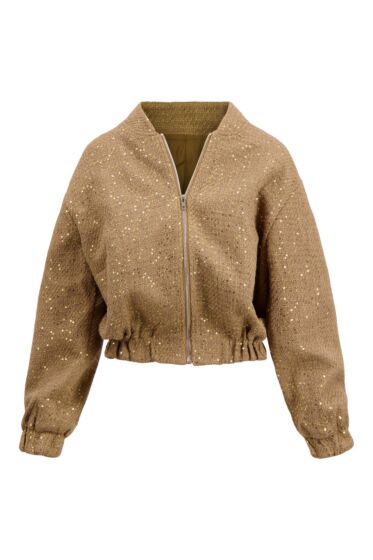 Zusss bomber jasje met sequins