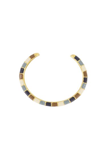 Zusss armband bangle streep multicolor