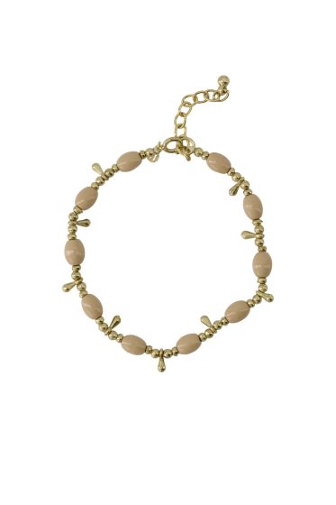 Zusss armband met druppel kraaltjes sahara