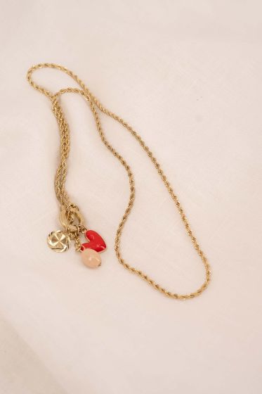 Zusss ketting met bedels goud
