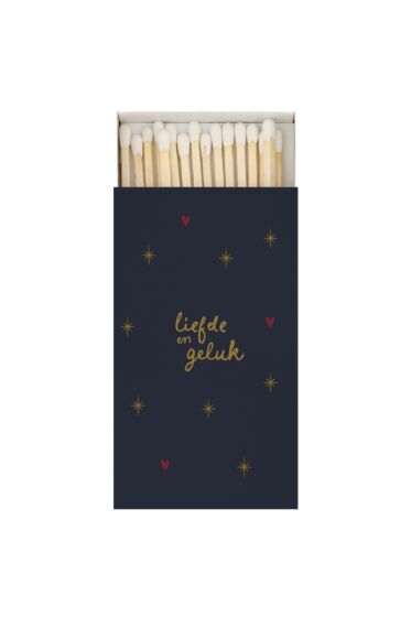 Zusss lucifers liefde en geluk donkerblauw/goud
