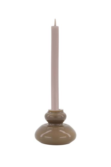 Zusss kandelaar 5.5cm warmgrijs-One Size