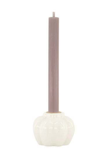 Zusss keramieken kandelaar wit-One Size
