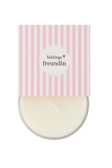 Zusss geurkaars in wikkel liebe freundin