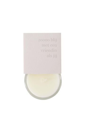 Zusss geurkaarsje in wikkel vriendin
