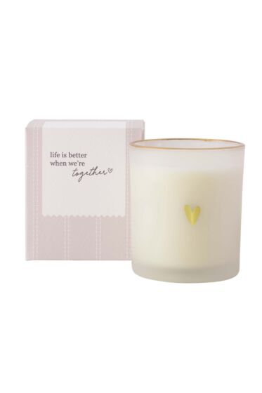 Zusss geurkaars glas in doosje life is better