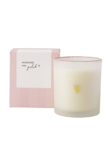Zusss geurkaars glas in doosje momentje van geluk