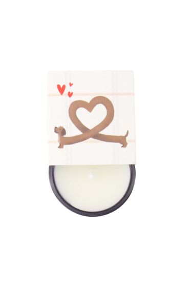 Zusss geurkaarsje in wikkel I woof you