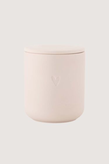 Zusss geurkaars keramiek lichtroze