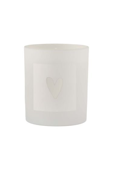 Zusss geurkaars glas hartje m zand