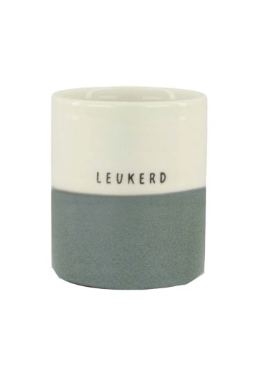Zusss geurkaars reactive glaze leukerd L