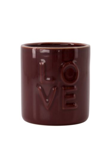 Zusss geurkaars keramiek love port