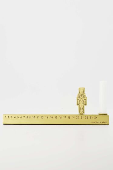 Zusss adventkalender metaal notenkraker goud