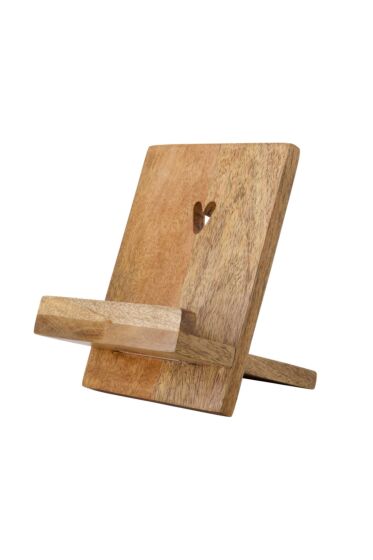 Zusss boekenstandaard hout hartje