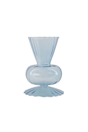 Zusss vaasje glas M blauw