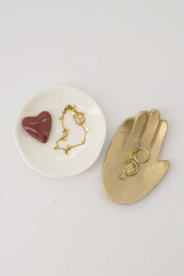 Zusss schaaltje metaal hand goud