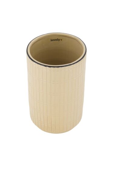 Zusss vaas keramiek relief lovely