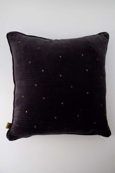 Zusss kussen velvet ster hartje 45x45cm donkerblau