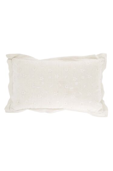 Zusss kussen bloem kralen 50x30cm