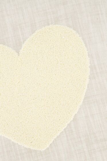Zusss kussen tufted hart 45x45cm